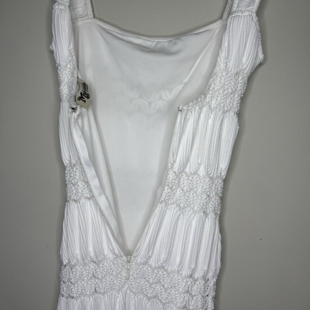Show Me Your Mumu Harlow White Lace Maxi Dress Bridal Travel Sexy Long Lined - Picture 8 of 11